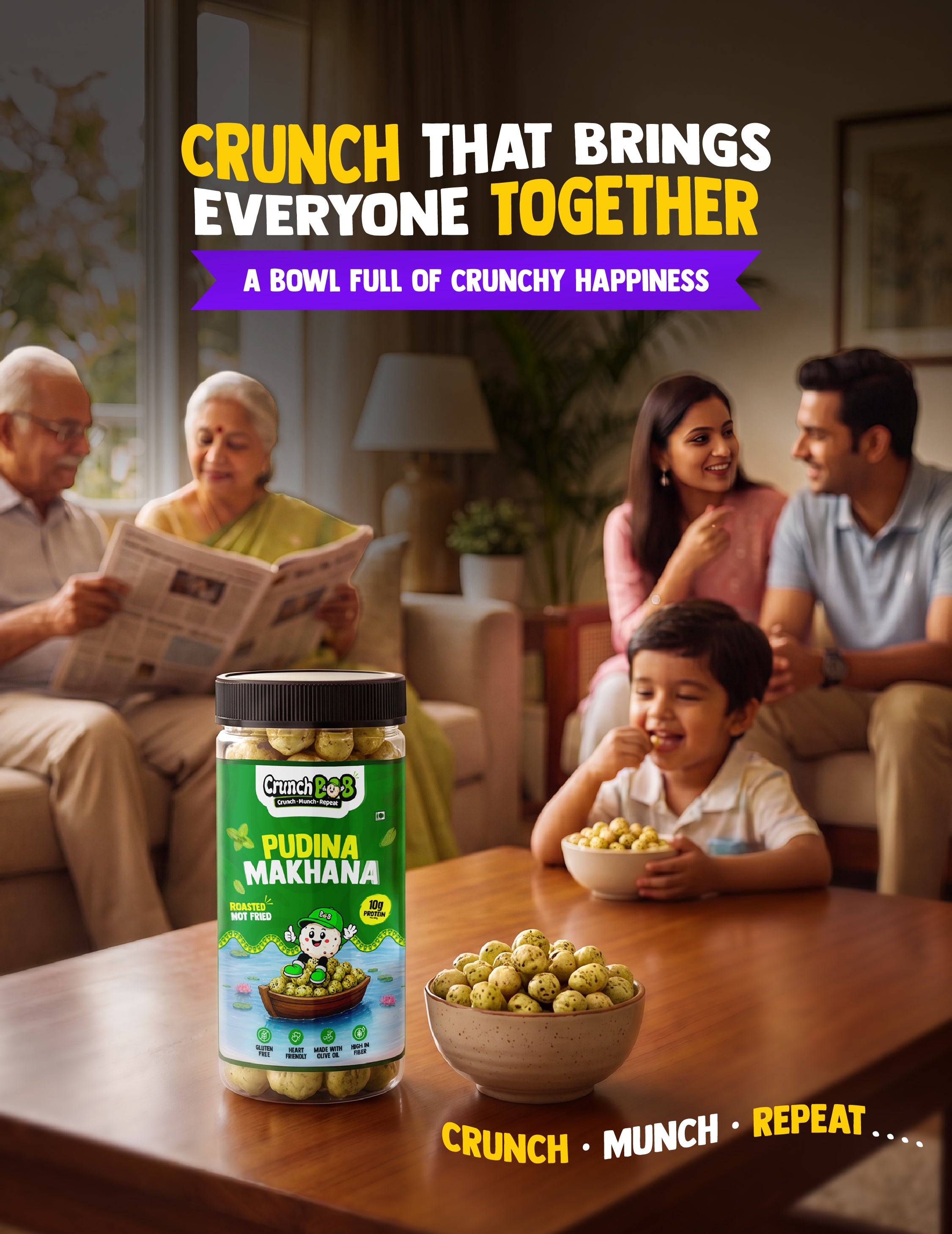 Pudina Makhana