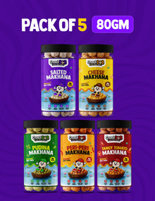 CrunchBoB Everyday Munch Combo – Pack of 5 | 80gm